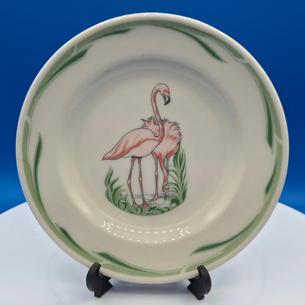 Vintage Mayer China Co Flamingo Plate Restaurant Ware Beaver Falls PA 488